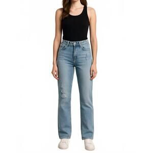 NEW LNDN distressed denim jeans in blue